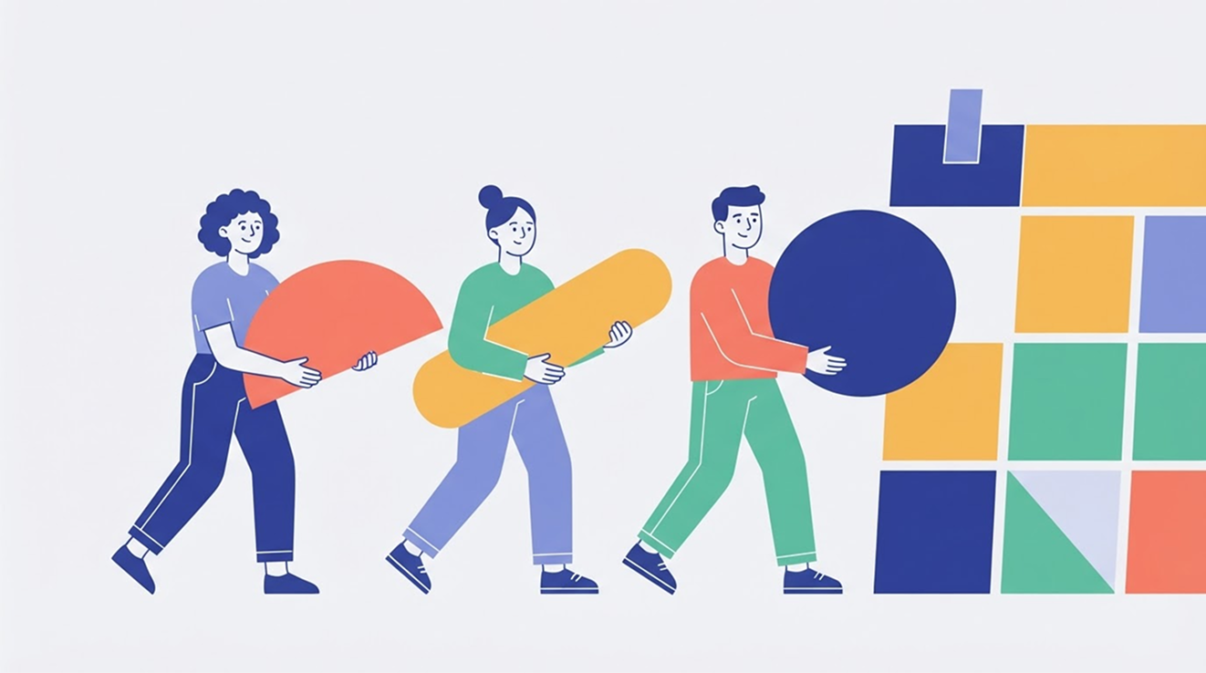 Illustration showing how Kindly works
